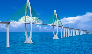 Trabalhos da Ponte Salvador-Itaparica avançam