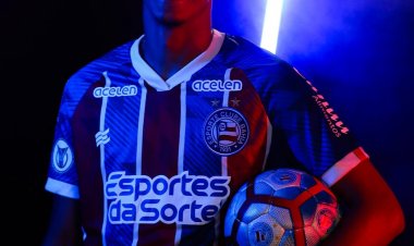 Novo reforço do Bahia, Luciano Juba desembarca em Salvador: "Espero ajudar bastante a equipe"