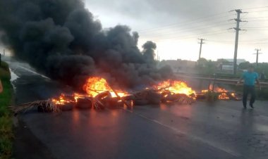Parte da Via Parafuso é interditada por protesto nesta segunda (11)