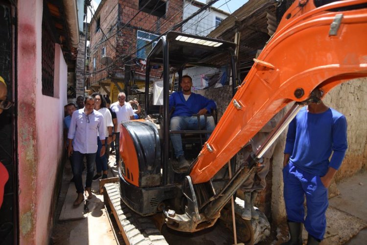 Bruno Reis vistoria final das obras da Casa da Mulher Brasileira