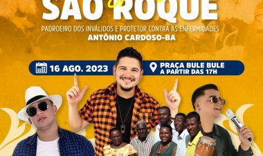 Banda Seu Maxixe se apresenta na Praça Bule Bule em Antônio Cardoso