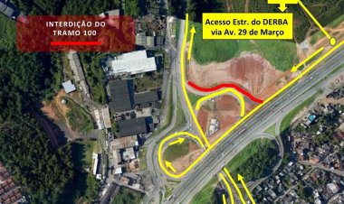 BR-324 / Estrada do Derba: Tráfego é alterado neste terça-feira (7)