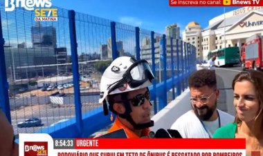 Motivo para suposto surto de rodoviário que subiu em teto de ônibus é revelado; saiba detalhes