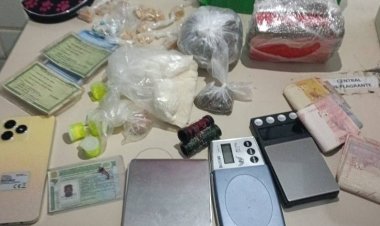 Casal é preso com drogas em imóvel no bairro de Cajazeiras, em Salvador