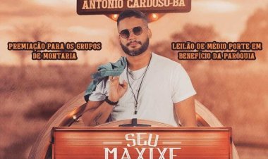 Seu Maxixe anima a VI Cavalgada do Resgate em Antônio Cardoso