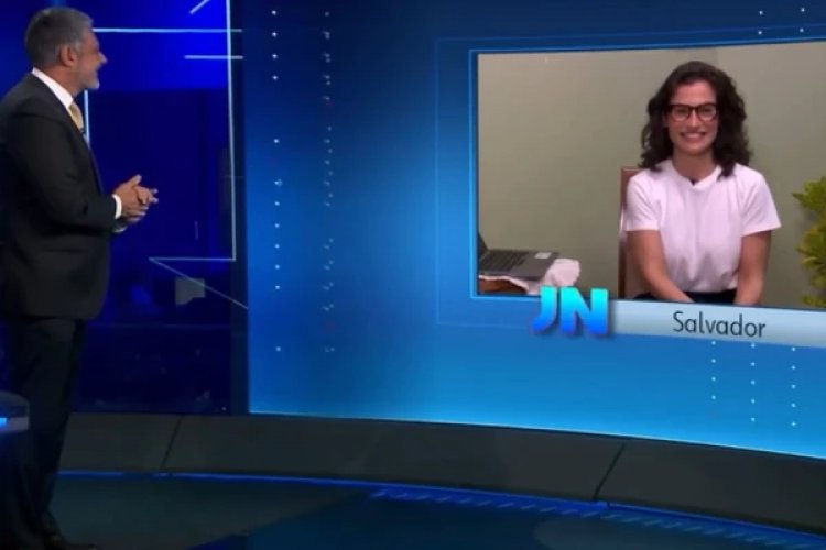 Renata Vasconcellos surpreende ao apresentar Jornal Nacional de Salvador