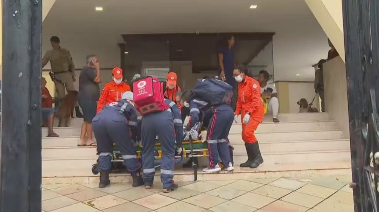 Zelador é suspeito de atear fogo em prédio e espancar moradora em Salvador