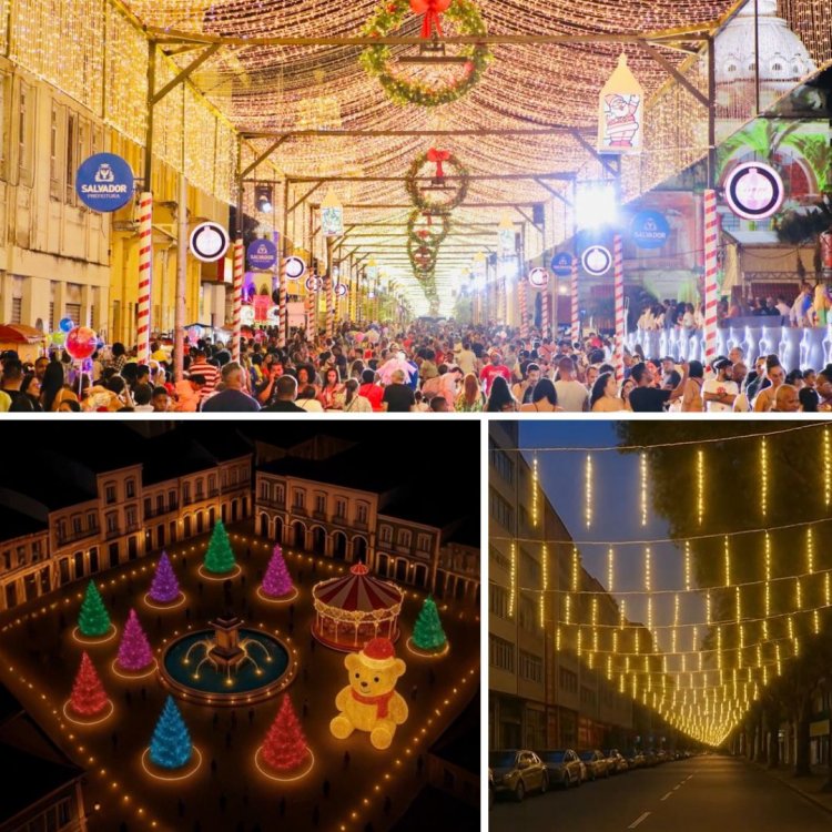 Salvador terá maior túnel de luz do Brasil e programação especial para o Natal no Centro Histórico